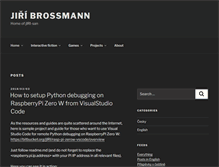 Tablet Screenshot of jiribrossmann.com